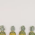 four pineapples