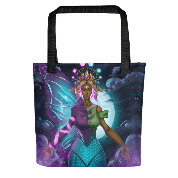 tote bag with goddess metamorphosis