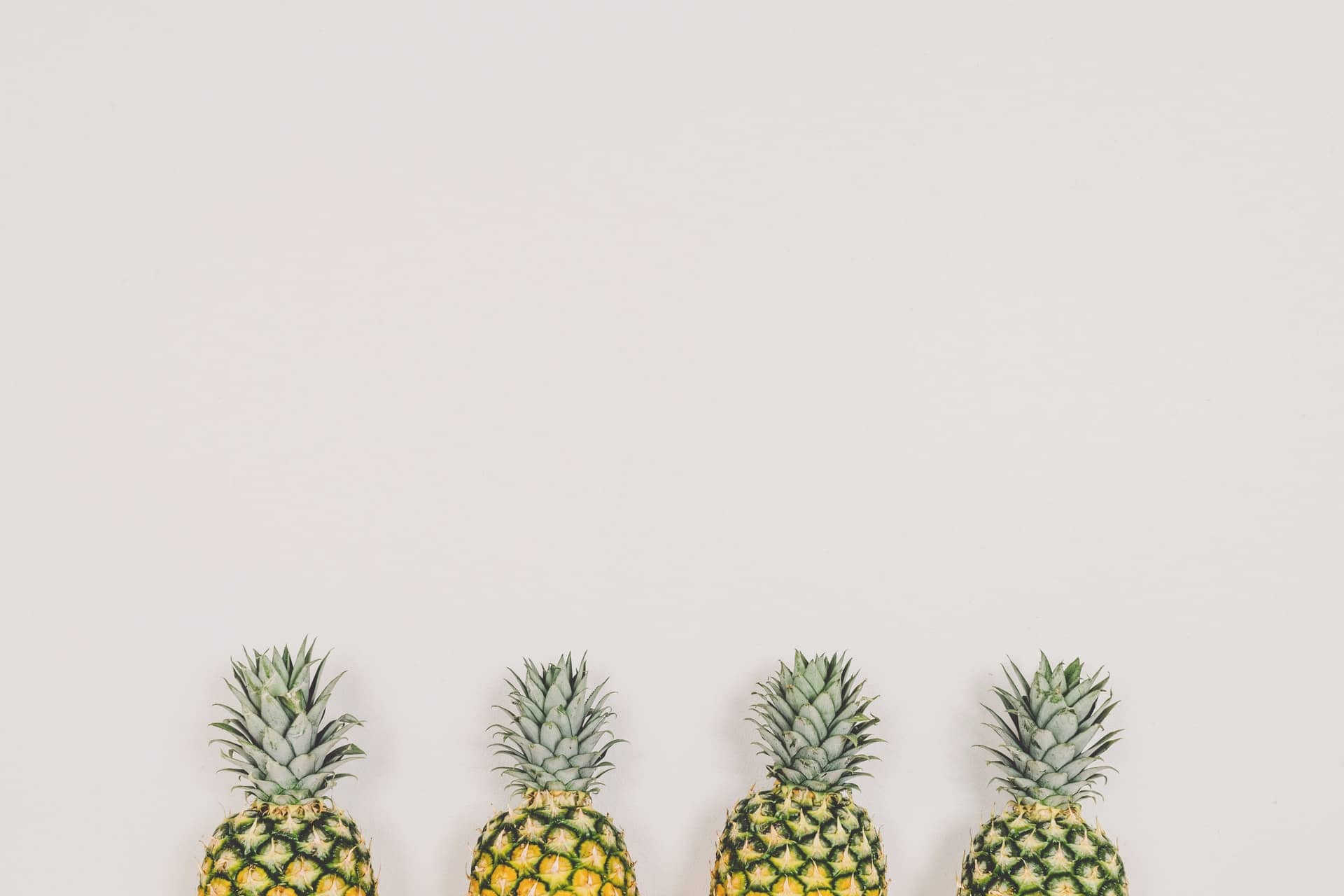four pineapples